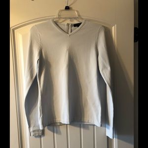 Ann Taylor sky blue sweater lightweight